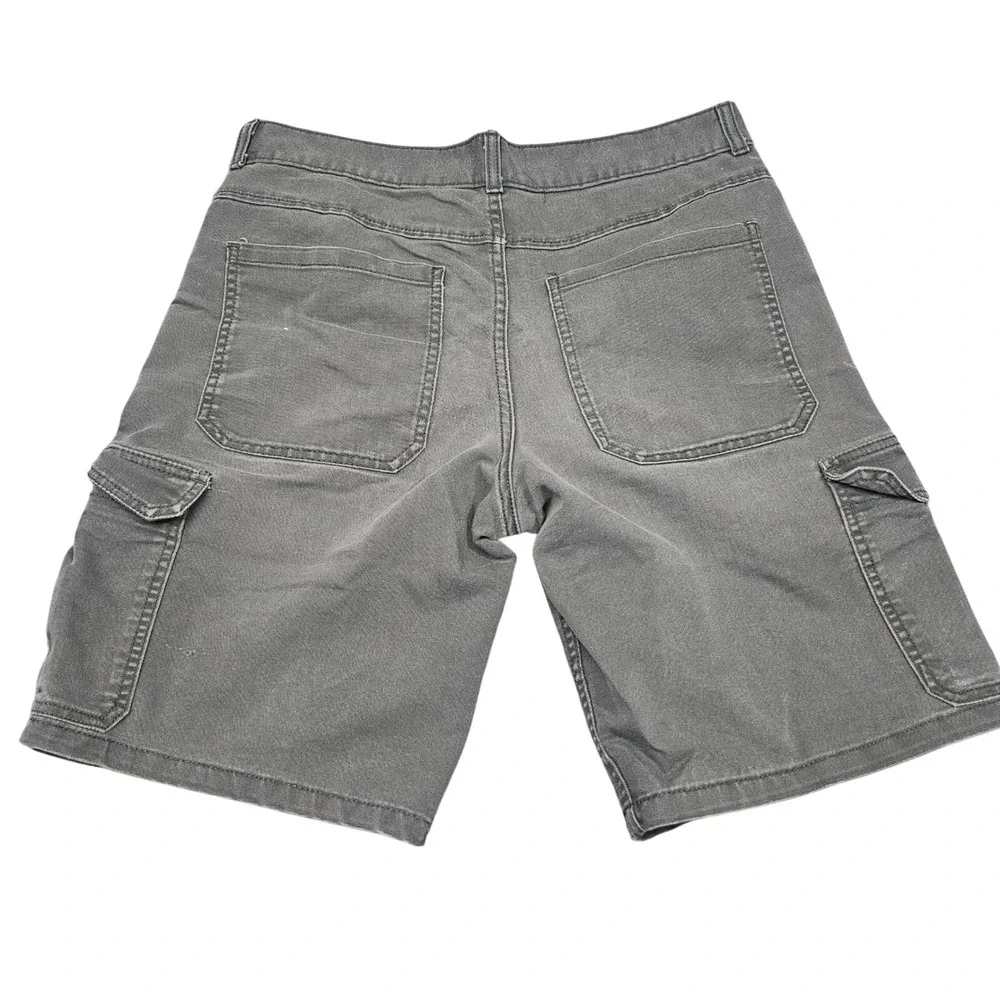 The North Face Cargo Shorts Mens 34‎ Grey Canvas Utility Hiking Gorpcore